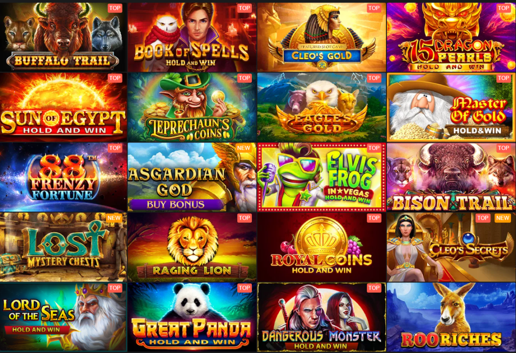 Golden Crown Casino games library