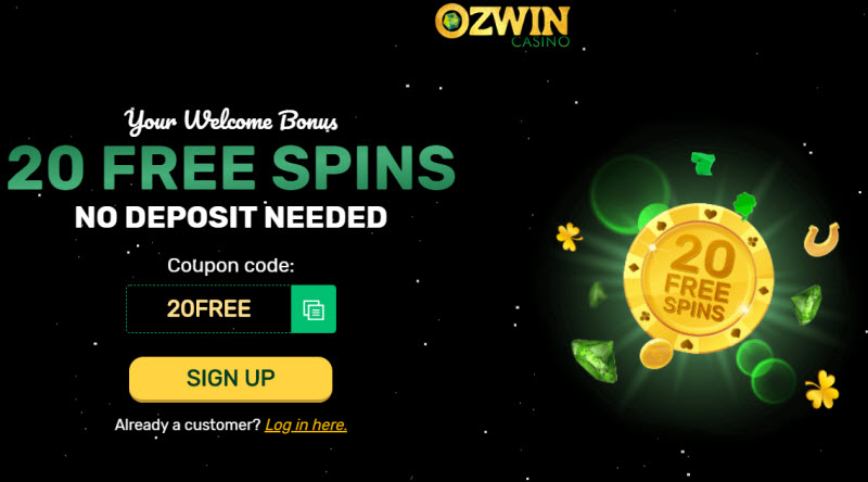 Ozwin casino no deposit bonus