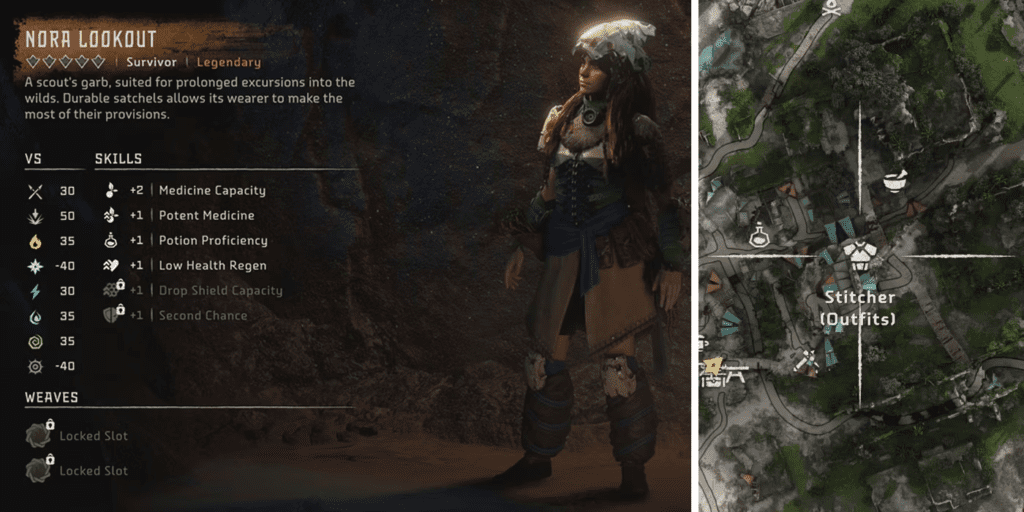Horizon Forbidden West Burning Shores Every New Legendary Outfit Nora Lookout